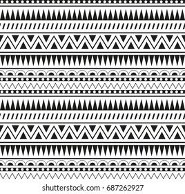 seamless pattern Aztecs