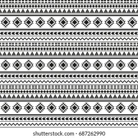 seamless pattern Aztecs