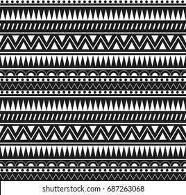 seamless pattern Aztecs