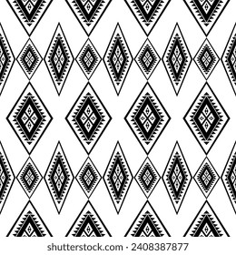 Seamless pattern aztecs fabric pattern geometric pattern for background,Navajo tribal vector seamless pattern. Native American ornament. Ethnic South Western decor style. Boho geometric ornament.