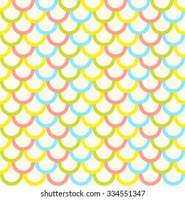 Seamless pattern. Baby background with colorful circles. Paper for scrapbook or background. Vector illustration.The rose background is removed 