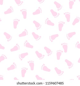 pink baby feet background