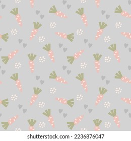 Seamless pattern for baby textile