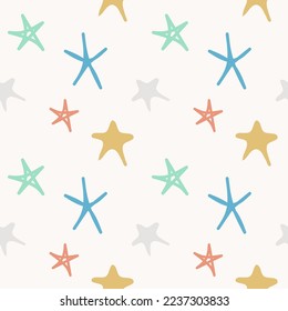 Seamless pattern for baby textile