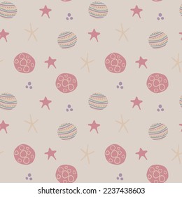 Seamless pattern for baby textile