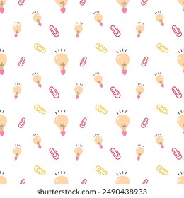 seamless pattern for back to school season, seamless pattern for school season