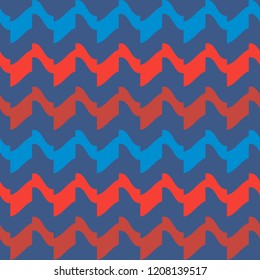 Seamless pattern background with abstract elements, colorful illustration