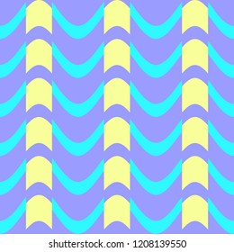 Seamless pattern background with abstract elements, colorful illustration