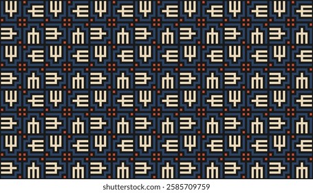 Seamless pattern background, Abstract pattern background, Fabric pattern, decorative graphic design wallpaper background for your design, vector illustration