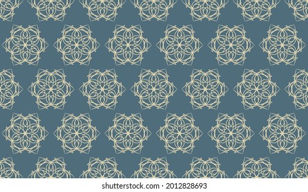 seamless pattern background. abstract floral pattern. mandala pattern. hand drawn seamless pattern