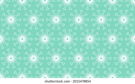 fondo de patrón impecable. patrón floral abstracto. patrón de mandala. patrón a mano sin inconvenientes