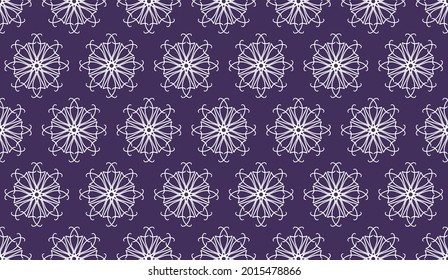 fondo de patrón impecable. patrón floral abstracto. patrón de mandala. patrón a mano sin inconvenientes