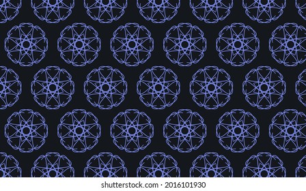 seamless pattern background. abstract floral pattern. mandala pattern. hand drawn seamless pattern. contemporary batik motif