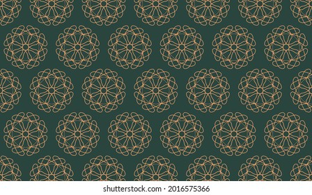 seamless pattern background. abstract floral pattern. mandala pattern. hand drawn seamless pattern. contemporary batik motif