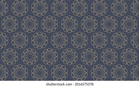 seamless pattern background. abstract floral pattern. mandala pattern. hand drawn seamless pattern. contemporary batik motif