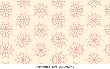 seamless pattern background. abstract floral pattern. mandala pattern. hand drawn seamless pattern. contemporary batik motif