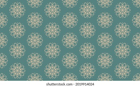 seamless pattern background. abstract floral pattern. mandala pattern. hand drawn seamless pattern. contemporary batik motif
