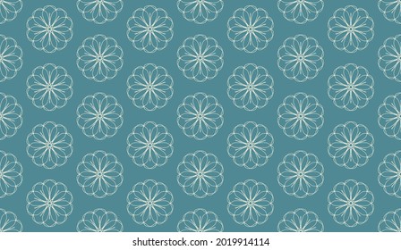 seamless pattern background. abstract floral pattern. mandala pattern. hand drawn seamless pattern. contemporary batik motif