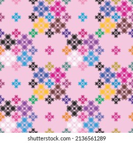 Seamless pattern background with abstract floral pattern able to print for cloths  tablecloths  blanket  shirts  dresses  posters  papers.