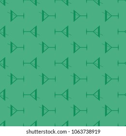 Seamless pattern background with alcohol cocktail drinks of martini, margarita, tequila or vodka.