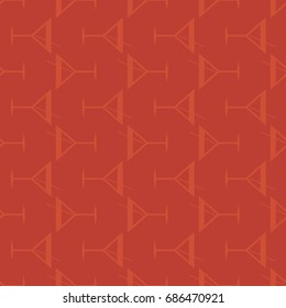 Seamless pattern background with alcohol cocktail drinks of martini, margarita, tequila or vodka.