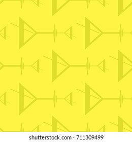 Seamless pattern background with alcohol cocktail drinks of martini, margarita, tequila or vodka.