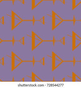 Seamless pattern background with alcohol cocktail drinks of martini, margarita, tequila or vodka.
