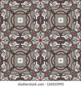 Seamless pattern background. Arabic design