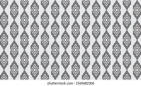 seamless pattern background, beautiful abstract motifs with a combination of black and white. simple flat and minimalist.