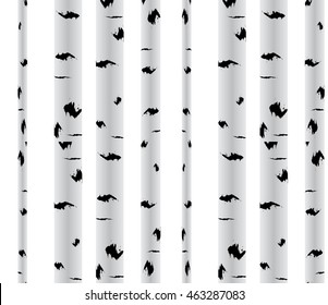 Seamless pattern, background with birch trees .textile, fabrics or wallpapers