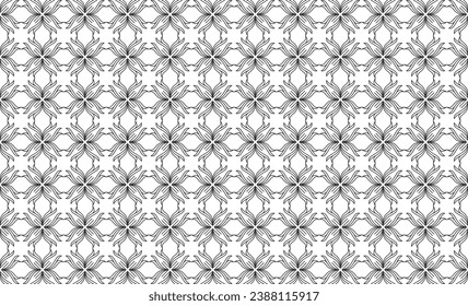 seamless pattern background of carvings and ornaments