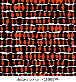 seamless pattern background, with circles/dots, retro/vintage style
