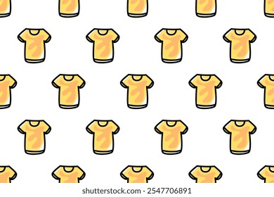 Seamless pattern background clothes. Seamless pattern with clothes image for background
