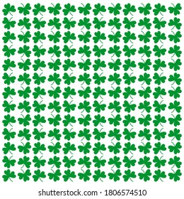 Seamless pattern background clover leaf design template