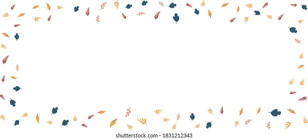 Seamless pattern background. Collection of autumn background set with leaves, maple, frame. Editable seamless doodle pattern vector illustration for birthday invitation, postcard and web banner