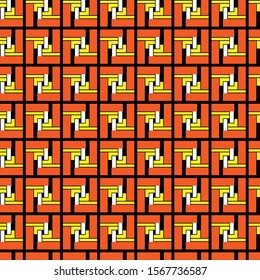 Seamless pattern background. colorful pattern design with a black background.   vector, eps 10