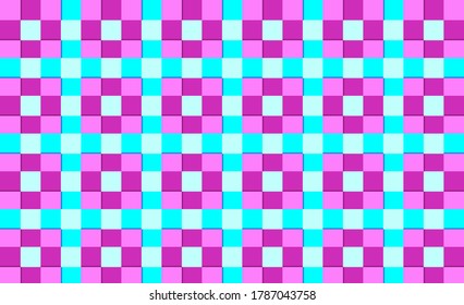 Seamless pattern background.  with colorful square. geometric decor. vector illustration