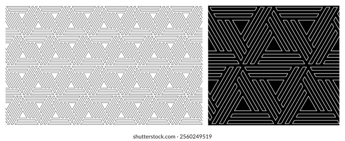 Seamless pattern, Seamless background, Colors easily changed, Vector illustration.