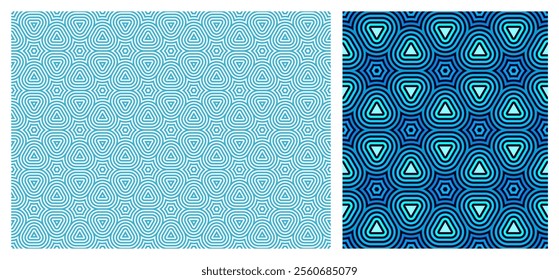 Seamless pattern, Seamless background, Colors easily changed, Vector illustration.