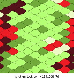 Seamless pattern background created by geometric object set to pattern like Reptile scales