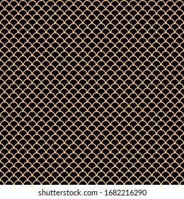 Seamless pattern background created by geometric object set to pattern like dragon scales