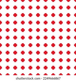 Seamless pattern background with crosses for textile paper