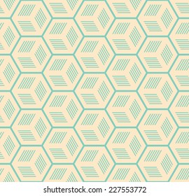 A seamless pattern background with a cubic style