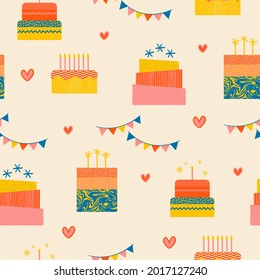 Seamless pattern background for decorating, wallpaper, wrapping paper, prints, poster, fabric, textile.