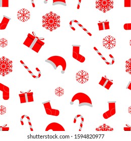Seamless pattern background design Christmas concept