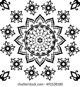 Seamless Pattern Background - for design and scrapbook vector illustration