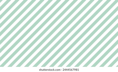 Seamless Pattern Background with Diagonal Stripes in green