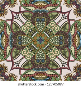 Seamless pattern background. Ethnic design