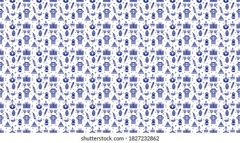 Seamless pattern background for festive season