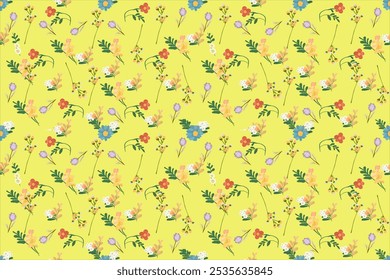 Seamless pattern background floral seamless pattern traditional Design for background, carpet, wallpaper, clothing, wrapping